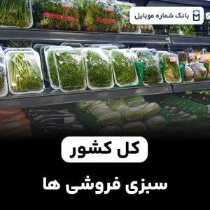 بانک شماره سبزی فروشی های کل کشور